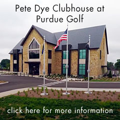 Pete Dye Clubhouse at Purdue Golf